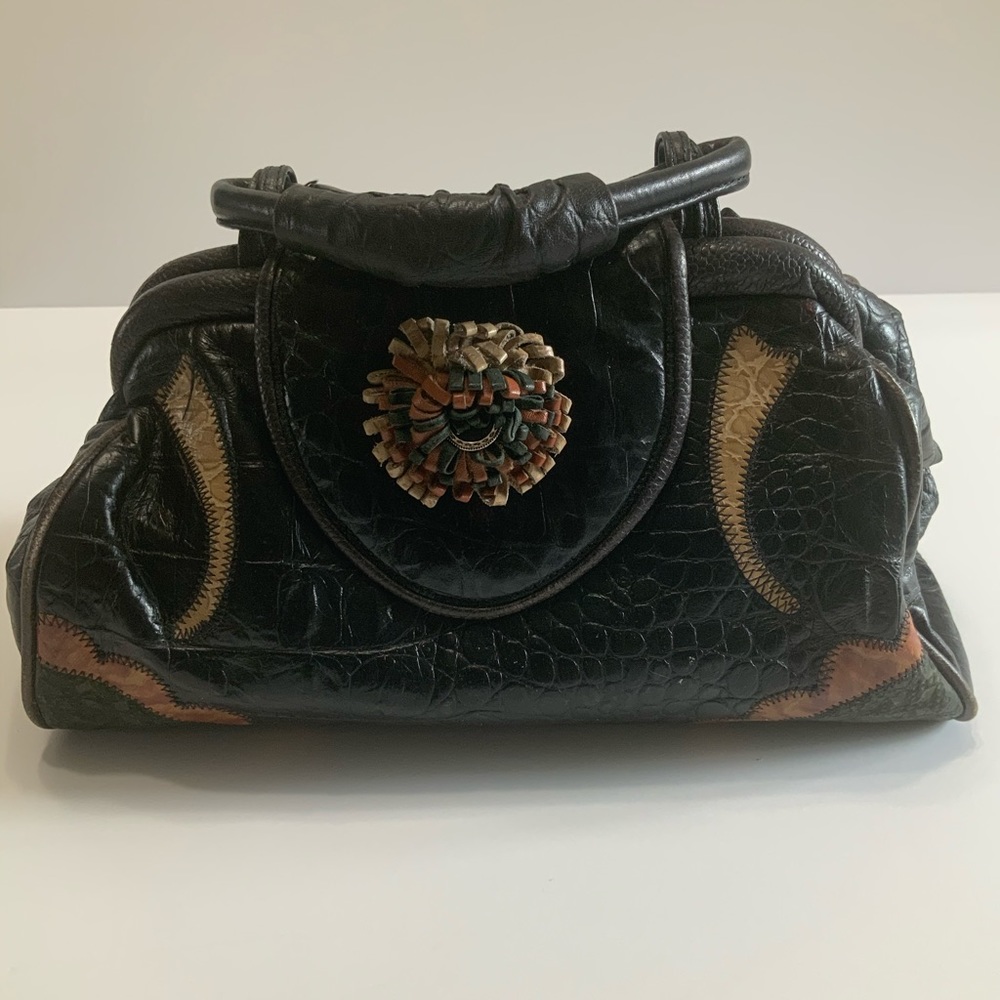 Vintage 1980’s Reem Leather Doctors Bag/ Satchel